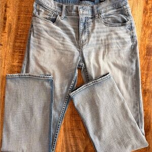 BKE Men's Light Blue Straight Jeans